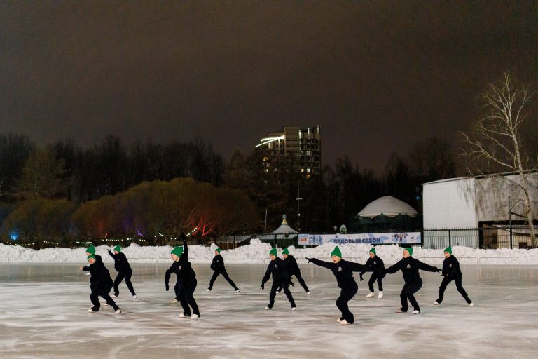 Открытый каток Юность в Перми