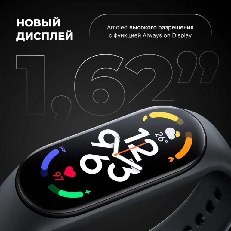 Фитнес-браслет Xiaomi Mi Band 7 (версия CN), черный